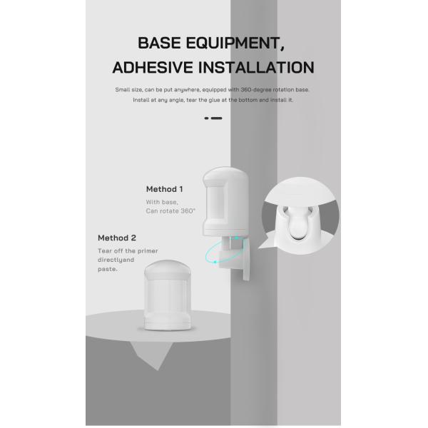 Tuya Smart Home Security System App Remote Control Tuya Smart Zigbee Pir Motion Sensor