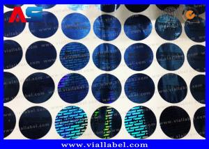 China Small Custom Holographic Stickers Label Void Seal For Test Enanthate CorticoPeptide Drug Box Security on sale