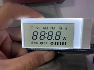China Tn 7 Segment LCD Display 12 O Clock Positive Monochrome Transimissive Lcd Module Transparent Character For Clock wholesale