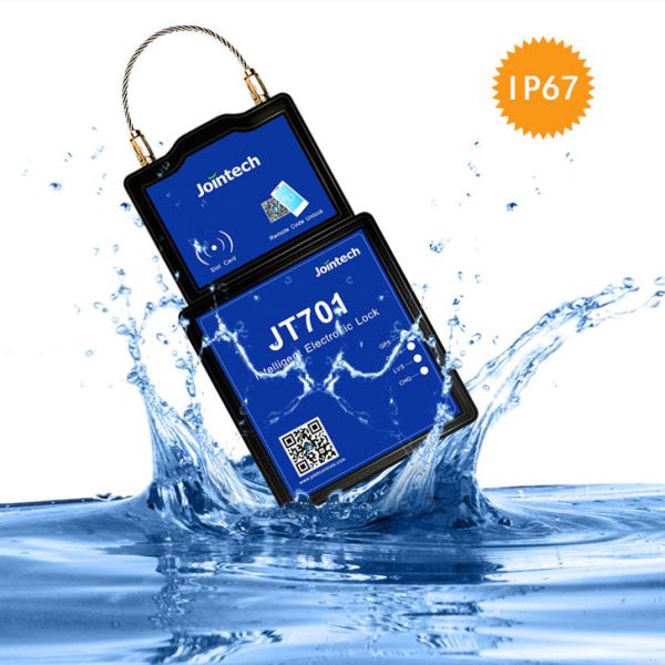 Quality remote control GPS Tracking Padlock IP6X Dustproof Electronic Container Lock for sale