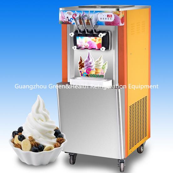 Quality Beautiful Appearance Ice Cream Making Machines / Ice Cream Maker With Hopper Agitator for sale