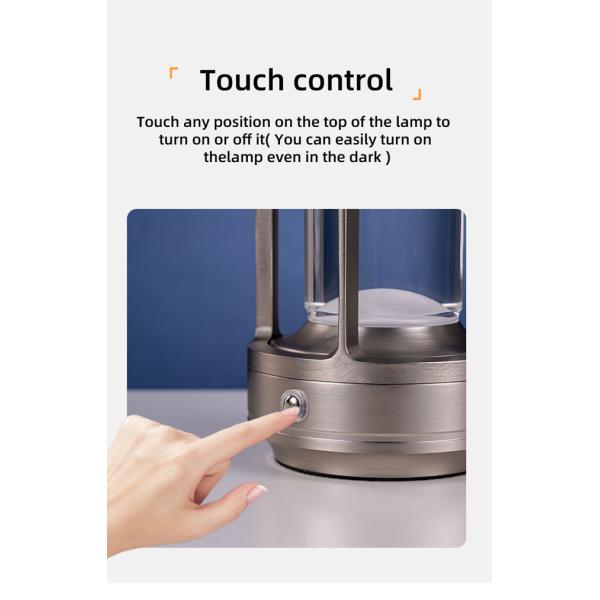 Cross Shaped Touch Led Light Tri Color Dimming With C Type Usb Interface