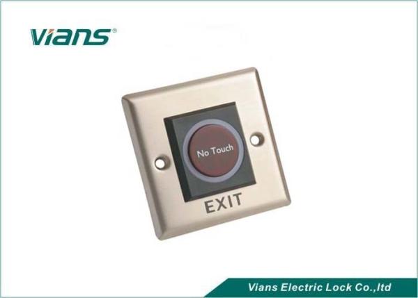 Infrared Door Exit Button / Push To Exit Switch With Touch Free Sensor ,