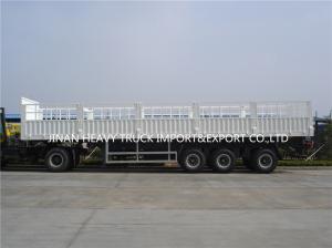 China Three Axle Fence Cargo Trailer Tri Axles Livestock Sidewall Semi Trailer Truck wholesale