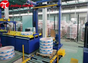 China ID300mm Copper Coil Wrapping Machine With Automatic Wrapping Stacking System wholesale