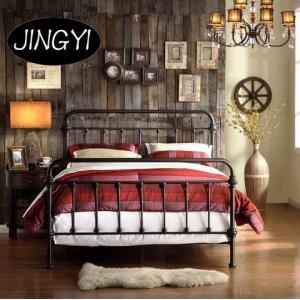 China Customizable Steel Pipe Bed Frame Electrostatic Powder Coating Surface wholesale