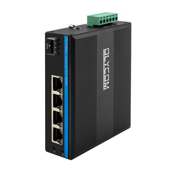 Quality 5 Port Unmanaged Industrial Ethernet Switch ,  40Gbps Rugged Network Switch for sale