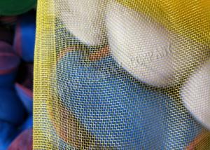 China 3.6m Width And 16x16 Eyes Nylon Mesh Net With Red And White Edge Blue wholesale