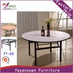 Large Round Dining Table can Foldable With High Quality（YT-50)
