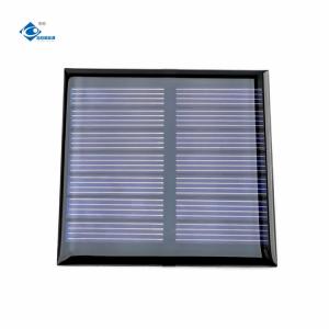 China Mini Portable Solar Panels ZW-5757 Customized Solar Panel Charger 0.37W Waterproof Epoxy Solar Panel wholesale