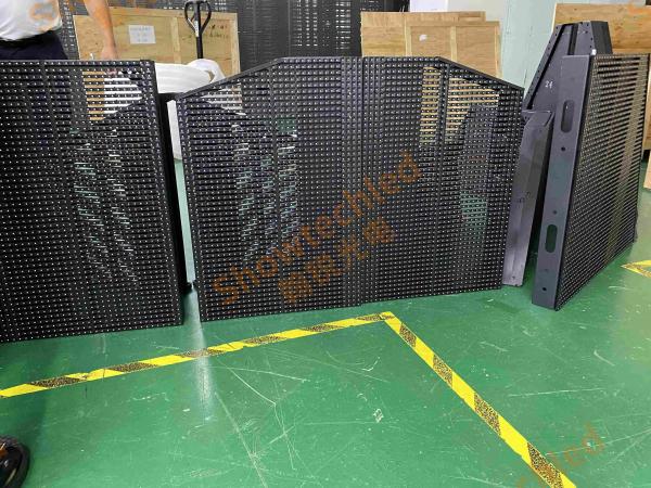 60Hz Frame Frequency Transparent LED Display Screen with SMD3528 Led Light