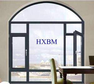 China Arch top Wind Resistance Aluminium Casement Window with screen For Both Outdoor And Indoor wholesale