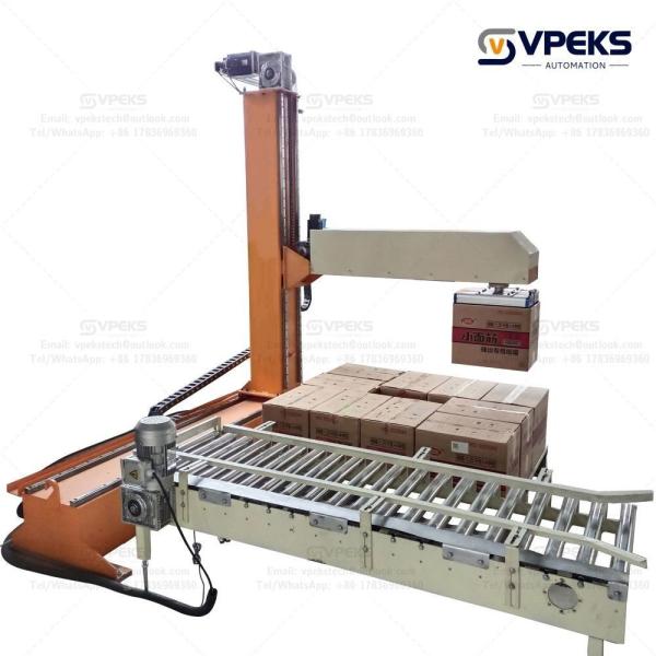 Single Column Rotary Palletizer High Speed Bag Palletizing Machine