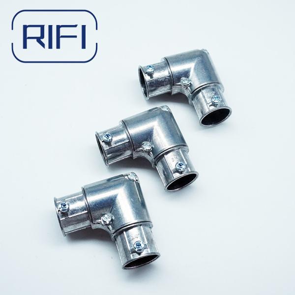 Quality Electrical Conduit EMT Fittings Zinc Die Cast EMT Inside 90 Degree Corner Pulling Elbows With Set Screw for sale