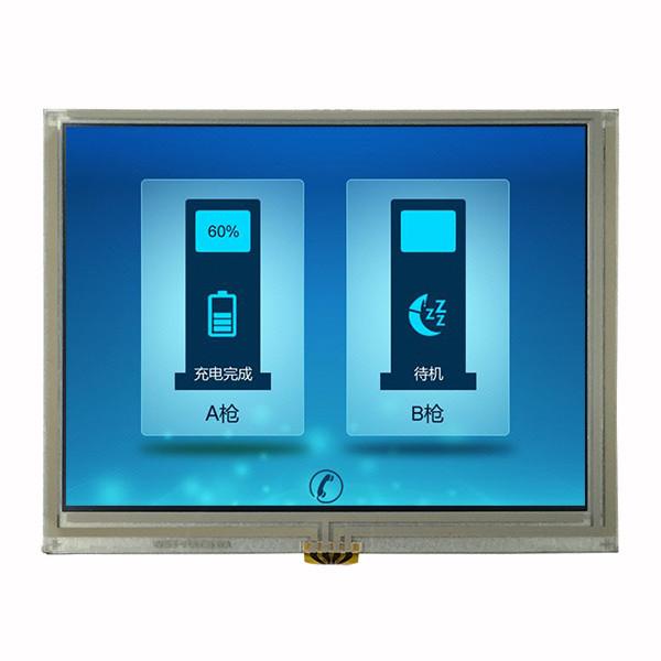 Quality 40 Pin Color 5.6 Inch TFT LCD RGB Display With Resistive Touch Panel for sale