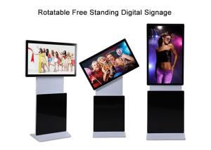 China 43 Inch Rotatable Floor Standing Kiosk 7*24 Hour Working With Loop Display Function wholesale