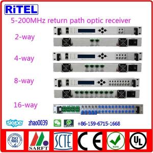 China 5~200MHz Indoor Return Path Optic Receiver OR2002R/2004R/2008R/2016R for DOCSIS3.0/3.1 cable modem wholesale