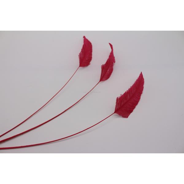 25-30cm Decor Millinery Feather , Head Arrow Stripped Ostrich Plume Feathers