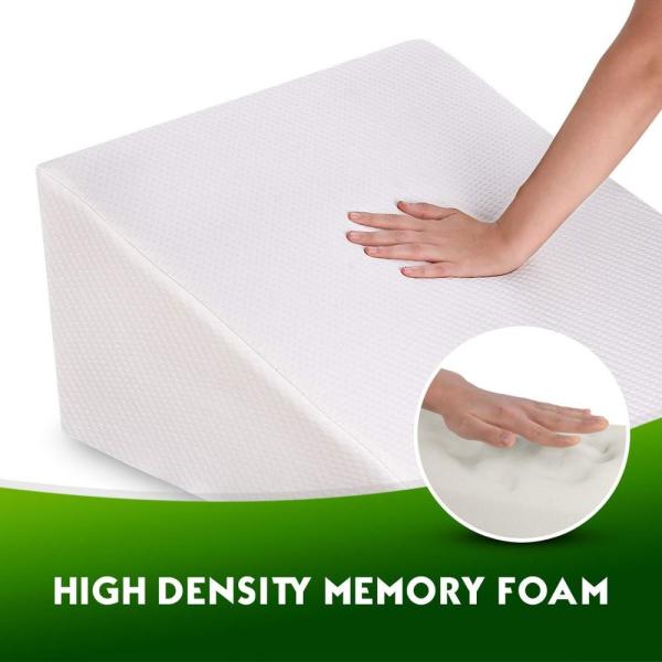 Quality Folding Wedge Support Pillow , Soft Memory Foam Triangle Pillow 60 * 40 * 18cm Size for sale