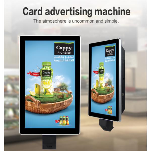 15.6'' LCD Advertising Screen TFT Panel , Android Wifi Retail Shop Advertising Display