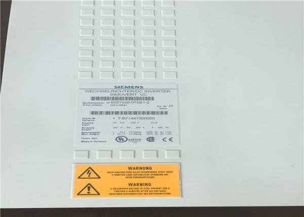 Quality 6se7026-0td61-Z Siemens Simovert Masterdrives Motion Control Inverter for sale