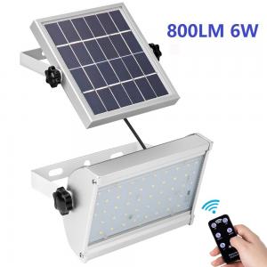 China 6W 800lm Solar LED Flood Lights Radar Sensor Outdoor LED Flood Lighting Solar Garden Lights on sale