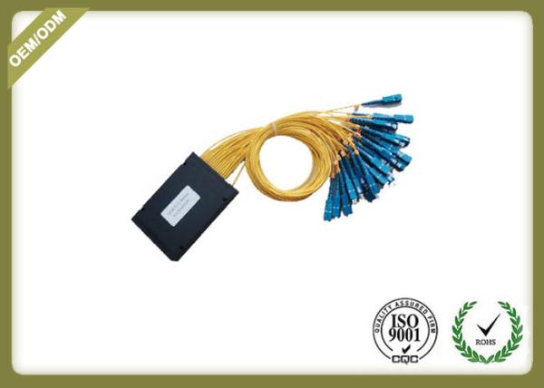 Quality ABS Cassette Type 1x32 Optic Fiber PLC Splitter Module With SC / UPC Connector for sale