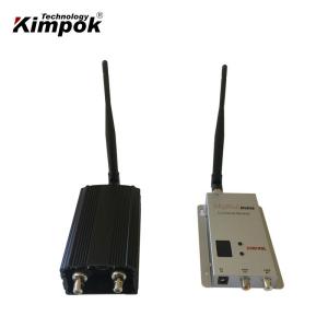 China 8 Channels 1.2Ghz Long Range Analogue Wireless Video Transmitter with 5 Watt RF Power Up to 100km LOS from Air to Ground on sale