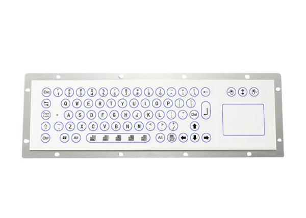 Quality TTL RS485 Keyboard , Panel Mount Industrial Membrane Keyboard With Touch Screen Cursor for sale