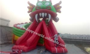 China water slide pool , inflatable pool slide , inflatable dinasour pool slide wholesale
