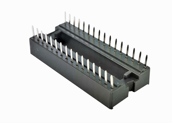 1.778mm Pitch IC Socket DIP Square Hole Pin Header Connector 3A Current Rating
