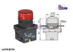 LAY5（XB2）-EV74 red color push button swithes with LED direct bulb included
