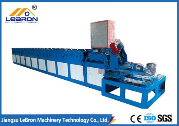 Quality Yellow Blue color  High strength smooth straight door frame cold roll forming machine automatic type PLC system control for sale