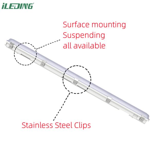 120-277V / 120-347V LED Tri-proof Light for Subway Tunnel and Gas Station Performance