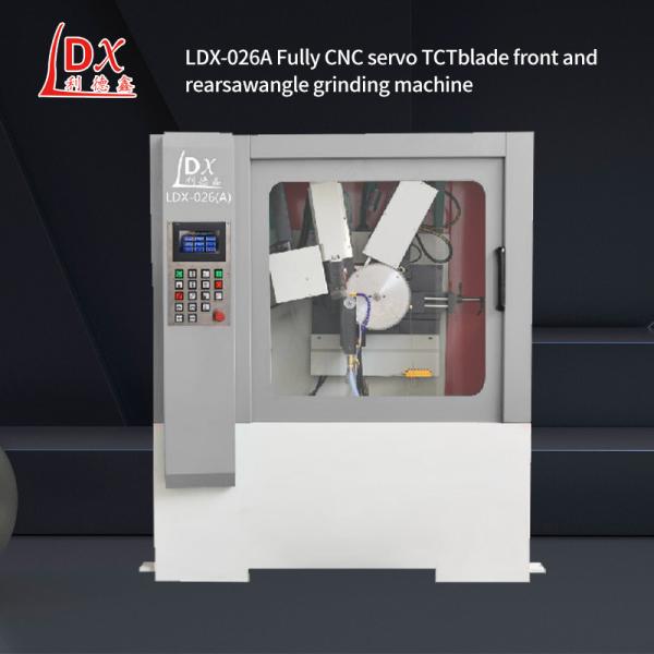 Quality LDX-026A Completely Enclosed CNC Circular Saw Blade Front And Rear Angle Grinding Machine for sale