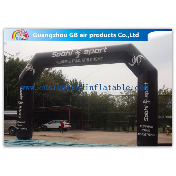 Airtight Inflatable Start Finish Arch With Screen Printing / Heat Transfer Printing / Hand Printing