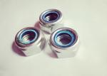 Self Locking Hex Nut With Nylon Insert , M18 Lock Nut Repeatable Disassembly