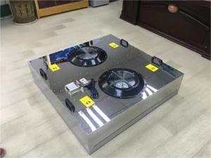 China ISO 9001 Laminar Flow Filter Fan Unit FFU , Low Noise H14 FFU HEPA Filter Group Control System wholesale