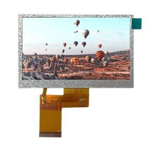 4.3 Inch TFT LCD Display 480x272 40 Pin LCD Display 500 Cd/M2 With RGB Interface
