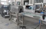 Drink Processing Manual Bottle Labeling Machine For Bottles , Shrinking Tunnel