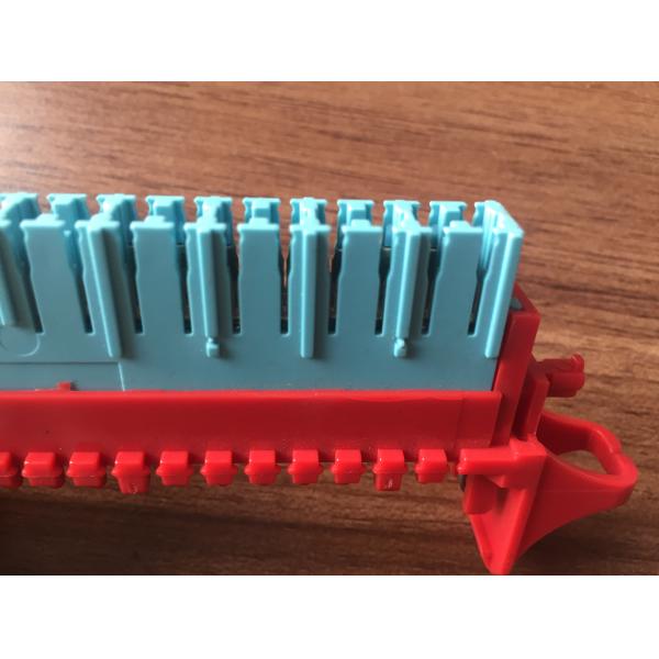 Red Blue LSA Plus Module ABS / PBT 10 Pairs KRONE STG Module 123.5 X 21.5 X 40.5mm