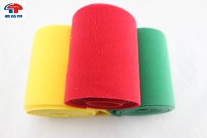 China Polyester Display Loop Fabric , Colored Brushing Pattern Hook Loop Fastener For Garment wholesale
