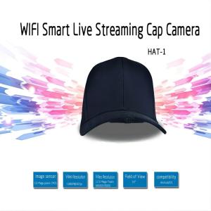 China Live Streaming WiFi Camera Hat 2K Action Camera Connect With Hotspot/ Wireless Router wholesale
