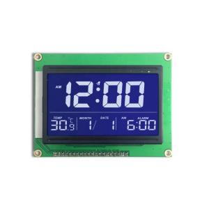 STN Blue 128x64 Dot Matrix LCD Display Screen COG Type ISO Certificate