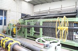 3.2mm Wire 80x100mm Adjustable Gabion Mesh Machine 195m/h Mesh Output