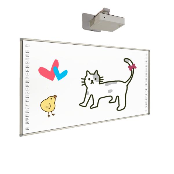90 Inch Infrared Interactive Whiteboard Electronic White board USB Interface Ceramic Nano Surface