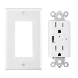 Home Automation Wifi Controlled Power Outlet 15A 125V