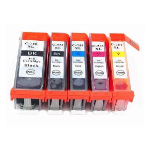 China Generic Canon MG5670 MG6470 Computer Ink Cartridge PGI - 750 CLI - 751 Refilling wholesale