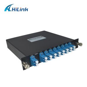 China High Isolation HL-CWDM Mux Demux Module 8+1 Multiplexer With 8 Channel wholesale