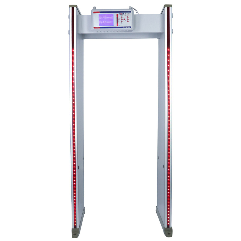 China MCD 800A Pinpoint 6 zone Archway Metal Detector Gate LCD display wholesale